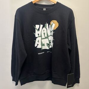 NWT Mens lululemon Steady State Fleece Crewneck M Hawaii Big Island Exclusive
